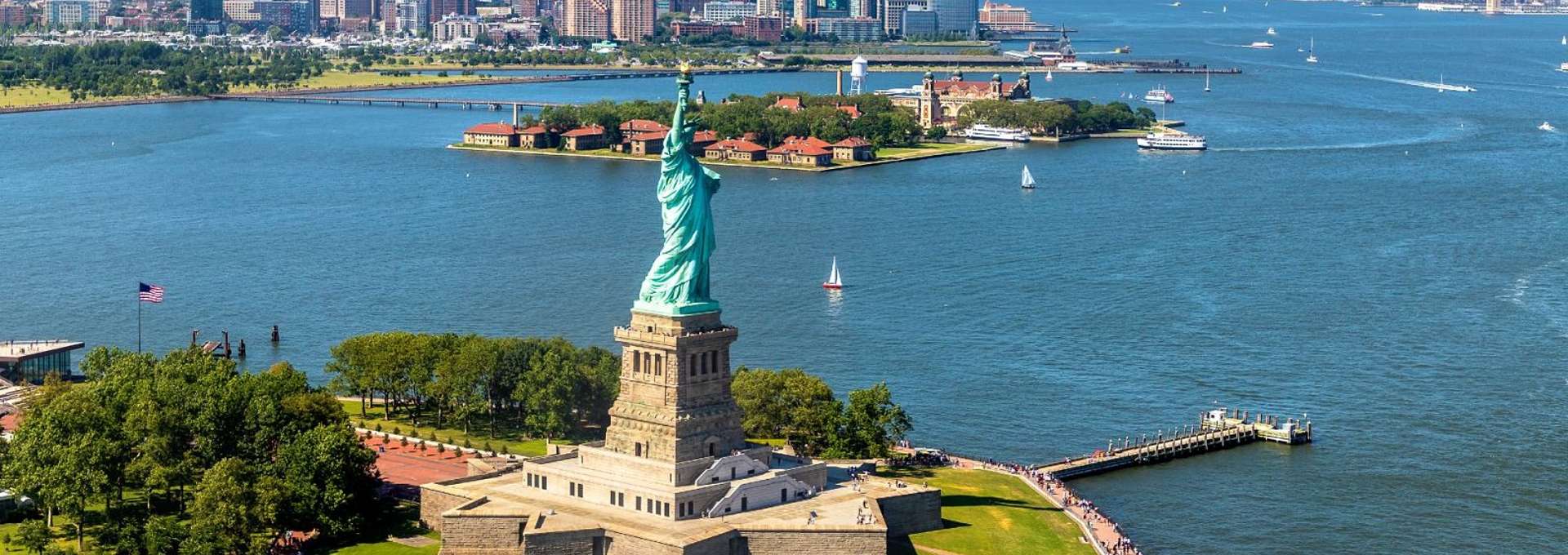 Nueva York Estatua Libertad isla
