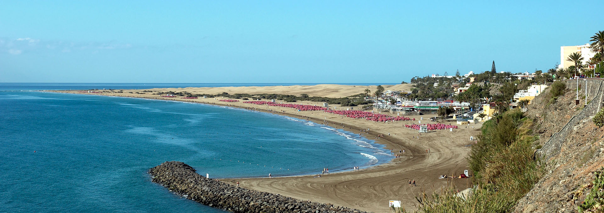 Playa del Inglés en Gran Canaria