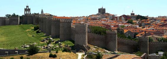 vista de la Muralla de Ávila