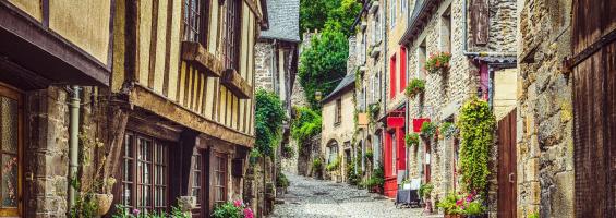 Calle pueblo Francia