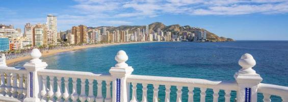 Benidorm vista desde el paseo