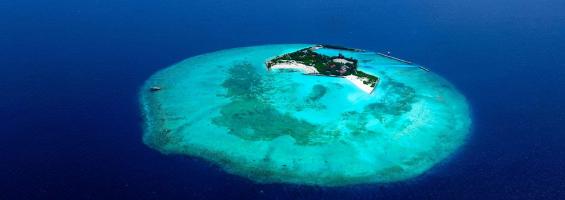 Maldivas isla azul