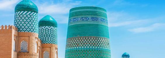 Uzbekistán torres azules