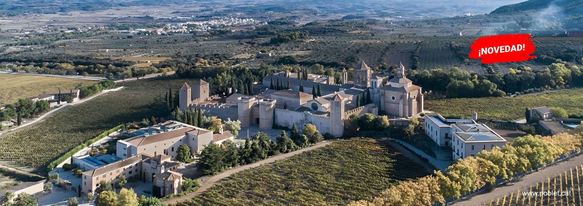 Monasterio de Poblet panorámica novedad